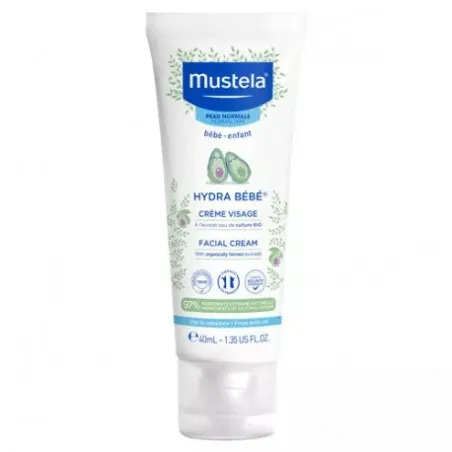 Mustela Hydra Bebé Facial, 40ml.