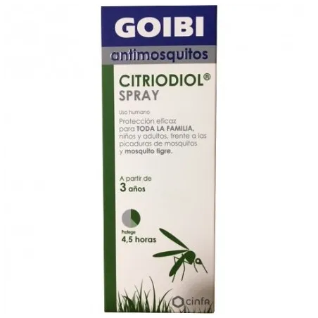 Goibi Antimosquitos Citriodiol Spray, 100 ml.