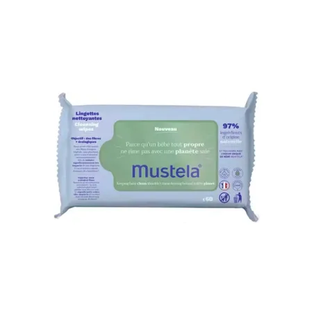 Mustela Toallitas húmedas, 60 toallitas