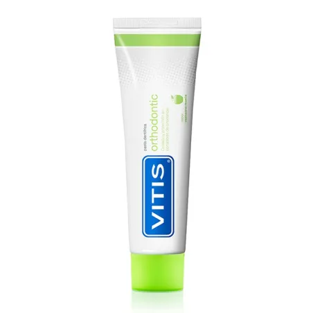 Vitis Orthodontic Pasta Dentífrica Sabor Manzana-Menta, 100 ml