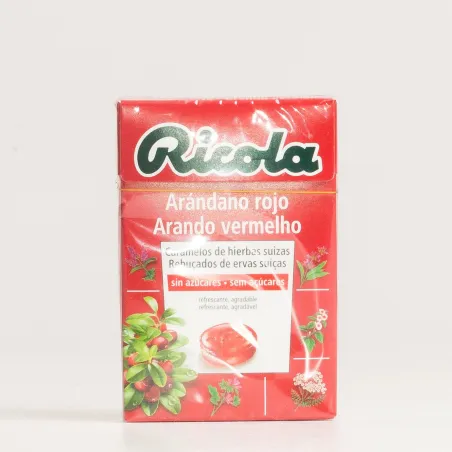 Ricola caramelo sabor arándano rojo, 50g