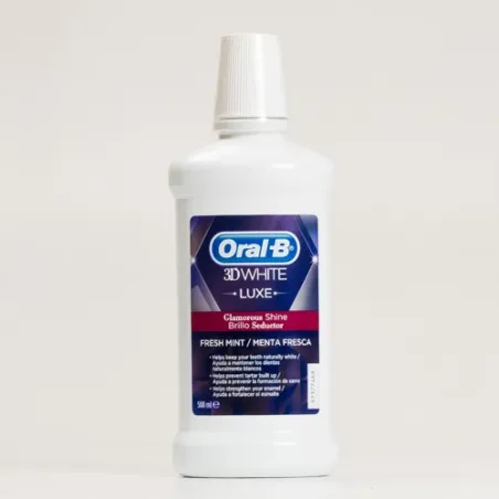 Oral-B 3D White Luxe Brillo Seductor Enjuague, 500 ml