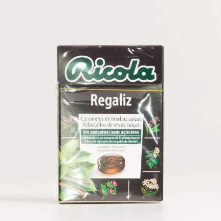 Ricola caramelo sabor a regaliz, 50 g