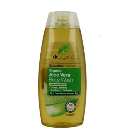 Dr Organic Gel de ducha de Aloe Vera, 250ml.