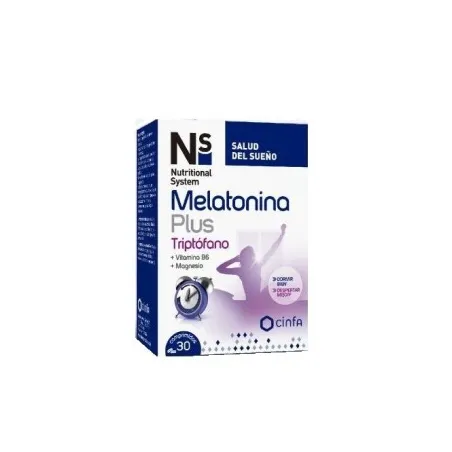 NS Melatonina Plus Triptofano, 30 comprimidos