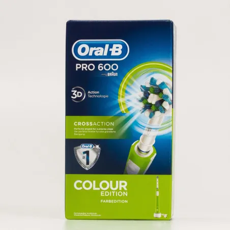 Cepillo eléctrico oral B pro 600 cabezal crossaction