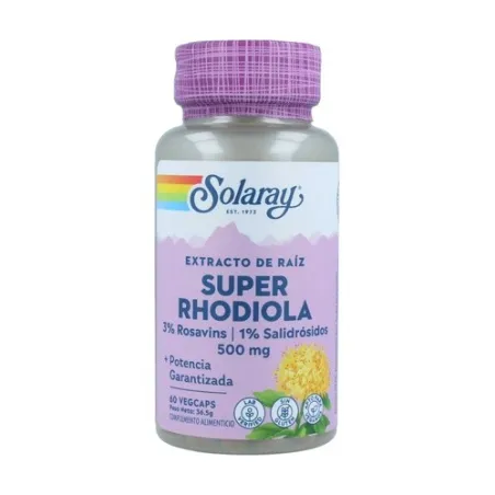 Solaray Super Rhodiola, 60 cápsulas veganas