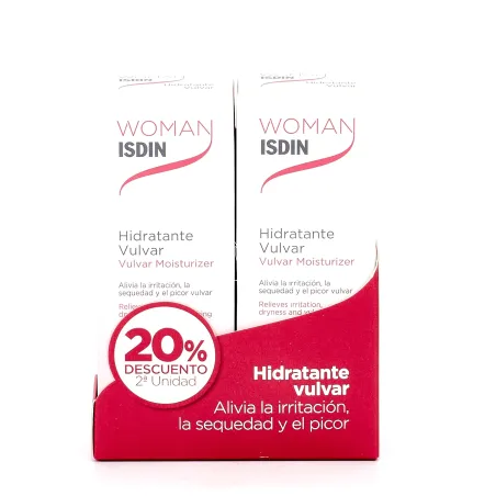 Woman Isdin Hidratante vulvar duplo, 30 g + 30 g.