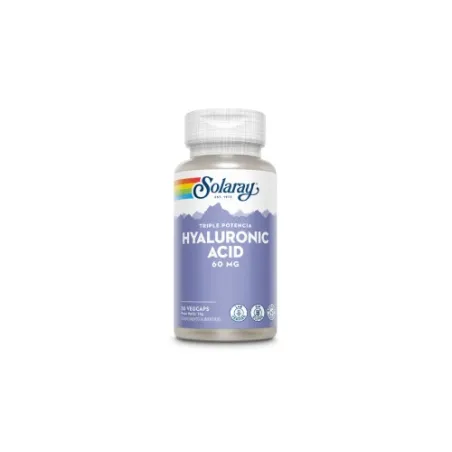 Solaray Hyaluronic Acid 60 mg,  30 cápsulas veganas