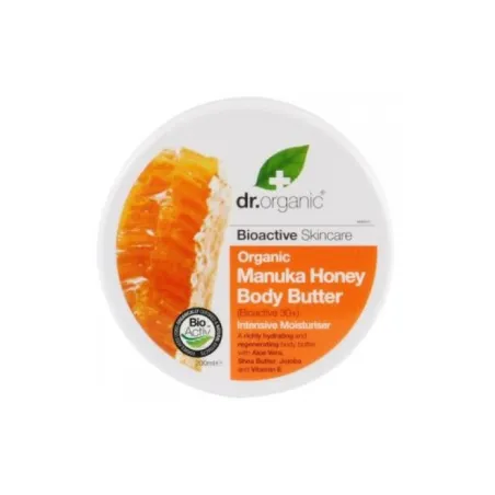 Dr Organic Crema corporal de Miel de Manuka, 200ml.