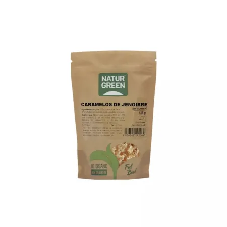 NaturGreen caramelos de Jengibre, 125 g