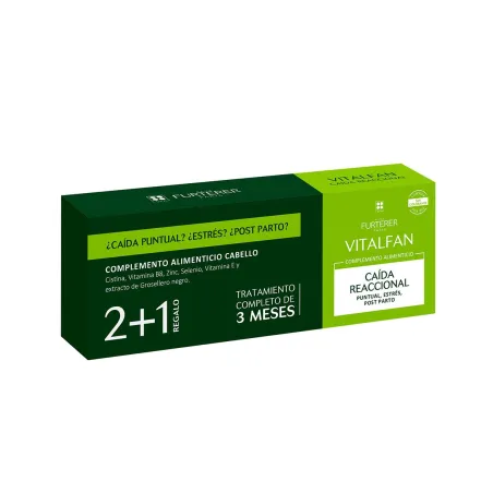 Rene Furterer Vitalfan Anticaida Reaccional, 60 capsulas + 30 GRATIS