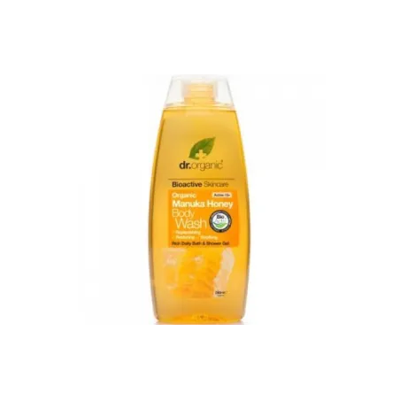 Dr Organic Gel de ducha de Miel de Manuka, 250ml.