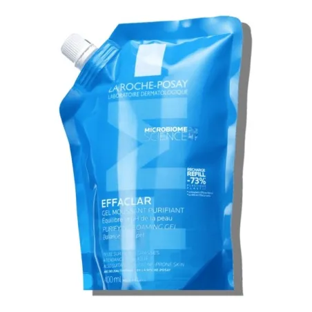 La Roche Posay Effaclar Gel moussant +M limpiador purificante recarga refill, 400 ml