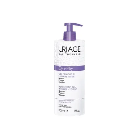 Uriage Gyn-phy Gel Refrescante Higiene Íntima, 500 ml