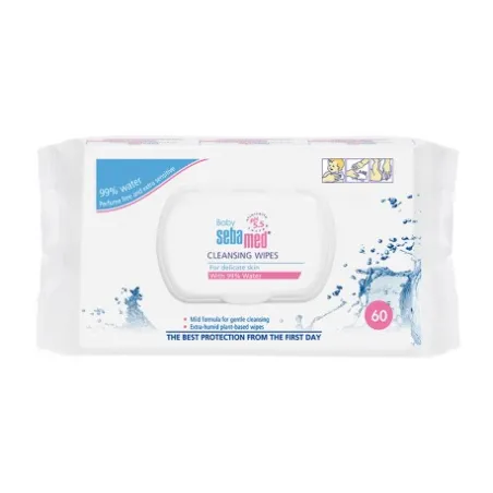 Sebamed Baby Toallitas Limpiadoras, 60 Uds.