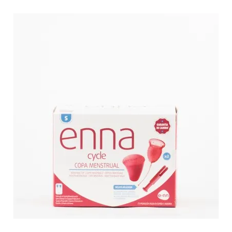 Enna Cycle copa menstrual con aplicador, talla S