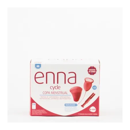 Enna Cycle copa menstrula con aplicador, talla M