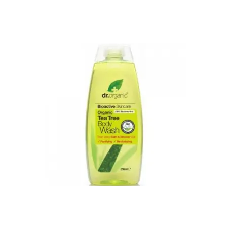 Dr Organic Gel de ducha de Árbol de Té, 250ml.