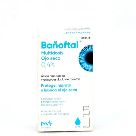 Bañoftal Multidosis Ojo Seco 0.4%, 10 ml.