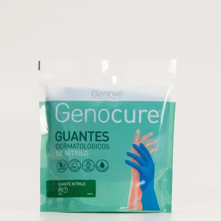 Genové Guantes dermatológicos de vinilo talla mediana, 2 unidades