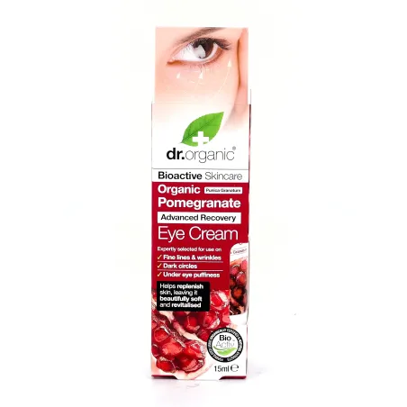 Dr Organic Contorno de ojos de Granada, 15ml.