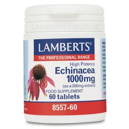 Lamberts Equinácea 1000mg, 60 comprimidos.