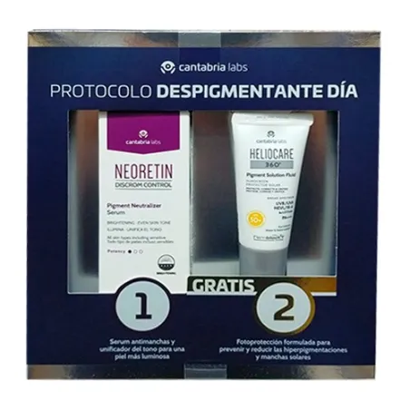 Neoretin Discrom Control pigment neutralizer serum, 30 ml + Regalo Heliocare Pigment Solution Fluid