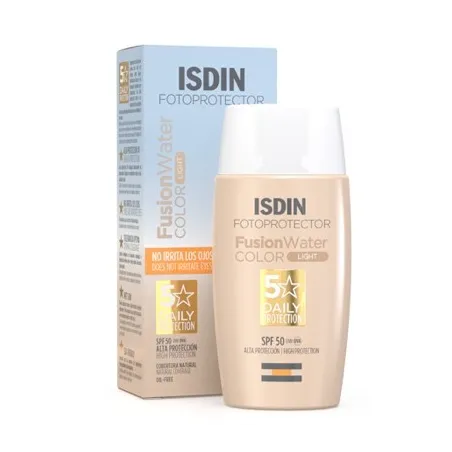 Isdin fotoprotector fusion water color light SPF 50, 50 ml