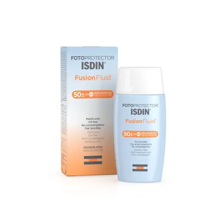 Fotoprotector Isdin Fusion Fluid SPF50+, 50ml.