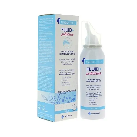 Naso Faes Fluid+ Pediátrico Limpieza Nasal, 100ml.