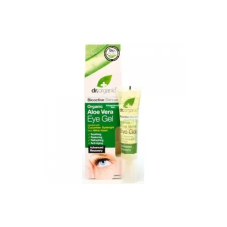 Dr Organic Gel contorno de ojos de Aloe Vera, 15ml.