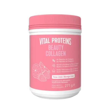 Vital Proteins beauty collagen sabor fresa limón, 271 g