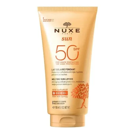 Nuxe Sun leche solar fundente alta protección SPF50+, 150 ml