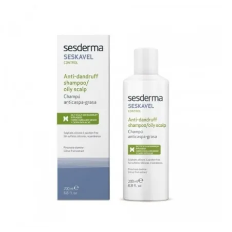 Sesderma Seskavel Champú Antigrasa y Anticaspa, 200ml. 