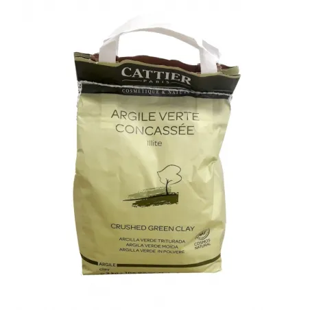 Cattier Arcilla Verde Triturada, 3 kg