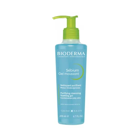 Bioderma Sébium Gel moussant con dosificador, 200 ml