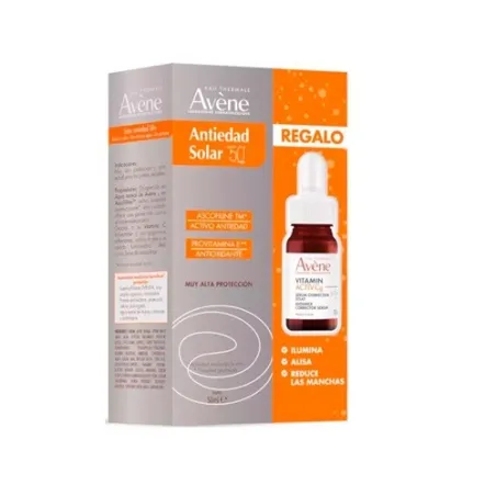 Avène Solar Anti-Edad SPF50 Toque Seco, 50ml.