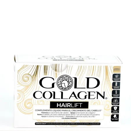 Gold Collagen Hairlift, 10 viales