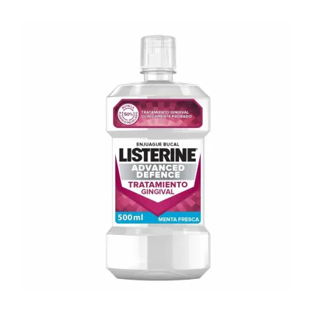 Listerine Advance Defense Tratamiento Gingival Menta Fresca, 500 ml