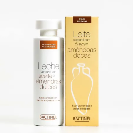 Bactinel Leche Corporal Aceite Almendras, 300ml.