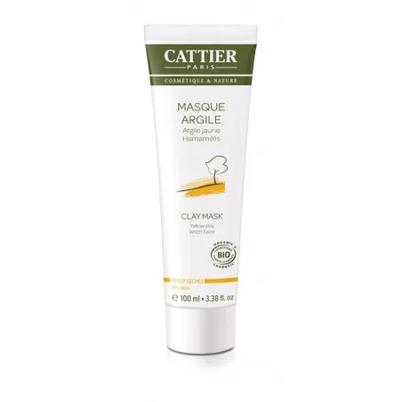 Cattier Mascarilla Arcilla Amarilla (Piel seca), 100ml