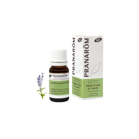 Pranarom Bio Aceite Esencial Salvia Hojas Lavanda, 10ml.