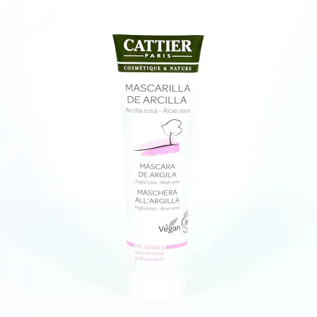 Cattier Mascarilla Arcilla Rosa (Piel sensible), 100ml