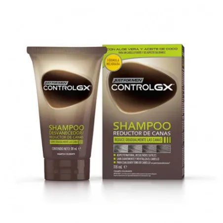 Just for Men Control GX Champú Reductor de Canas, 118 ml