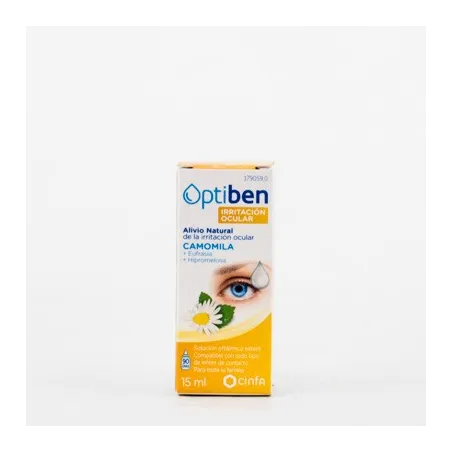 Optiben Irritacion Ocular Camomila, 15ml.