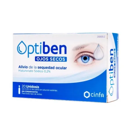 Optiben Ojos Secos, 20 Monodosis