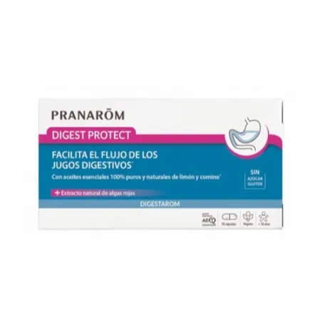 Pranarom Digestarom digest protect, 30 cápsulas