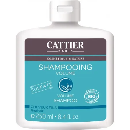 Cattier Champú Volumen Cabello Fino, 250 ml