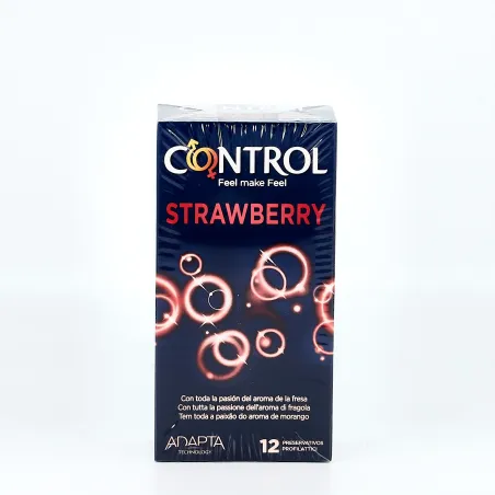 Control Strawberry, 12 Preservativos